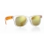 Klassieke zonnebril met spiegelglazen (UV400) oranje