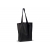 Katoenen tas met lange hengsels (250 g/m2) zwart