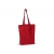 Katoenen tas met lange hengsels (250 g/m2) rood