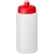 Baseline® Plus grip sportfles (500 ml) transparant/rood