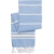 100% Katoen hamam handdoek Riyad lichtblauw