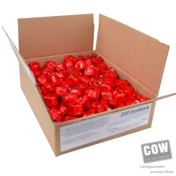 Afbeelding van relatiegeschenk:Valentijn bonbons 200 in doos