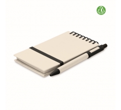 A6 Gerecycled karton notebook bedrukken