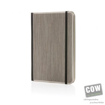 Afbeelding van relatiegeschenk:Treeline A5 notitieboek met luxe houten kaft